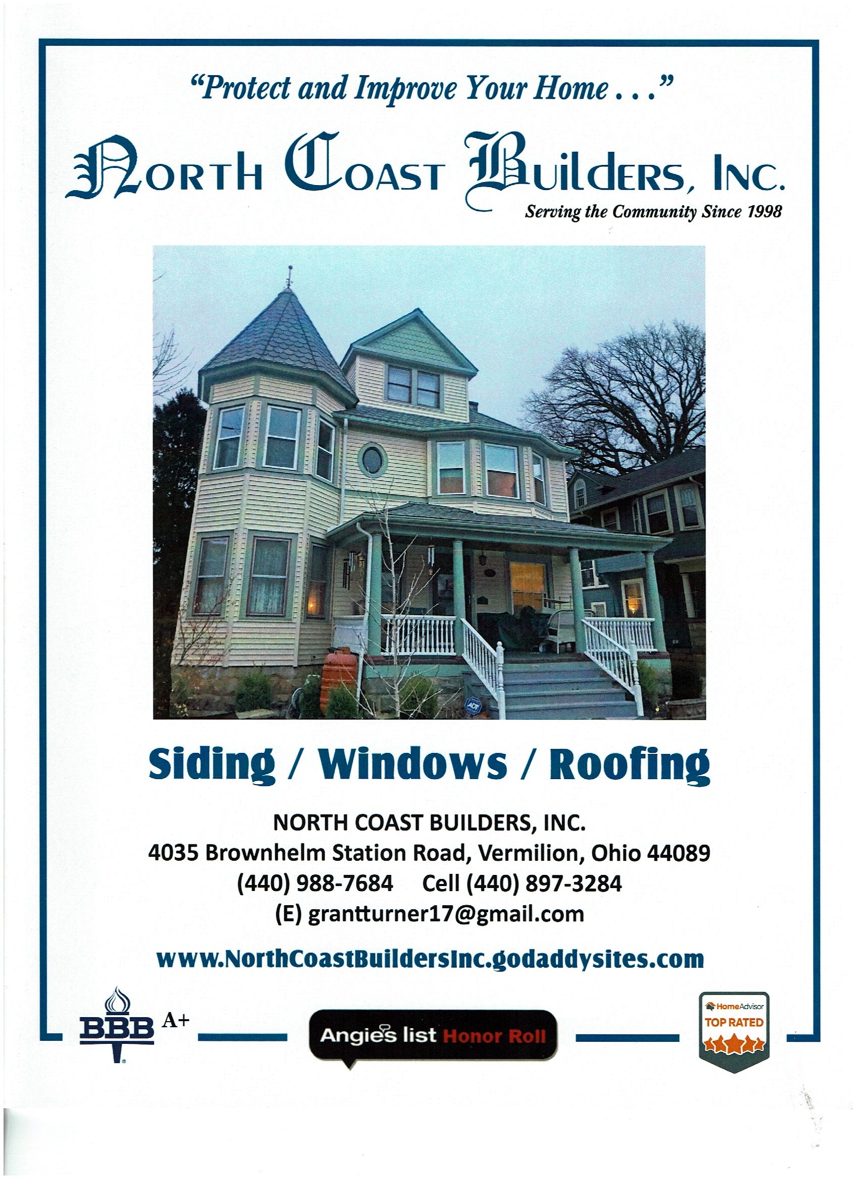 Roofs, Windows and Siding North Coast Builders inc.